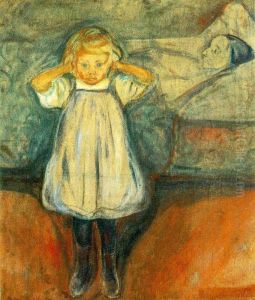 Doden og barnet by Edvard Munch
