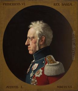 Portrait of Frederik VI. Portrait of Frederik VI.