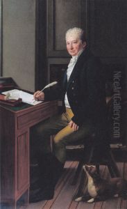 East India merchant Albrecht Ludwig Schmidt by Christoffer Wilhelm Eckersberg