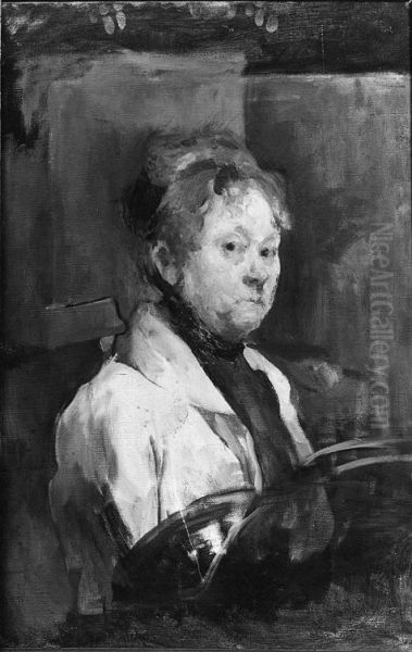Self-portrait, unfinished - view 1
