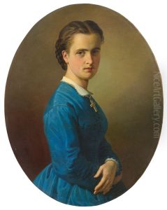 Portrait of Hermine Krebs by Wilhelm Durr the Elder