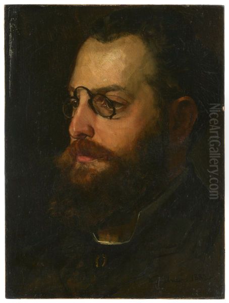 Portrait du poete Felix Philippi - view 1
