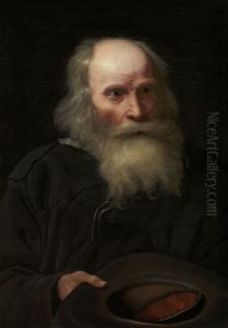 Portrait of an Old Man Begging