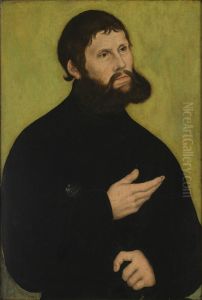Martin Luther als Junker Jorg by Lucas Cranach the Elder