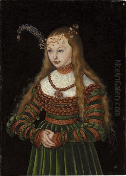 Bildnis der Prinzessin Sibylle von Cleve als Braut Johann Friedrichs des Grossmutigen von Sachsen - view 1