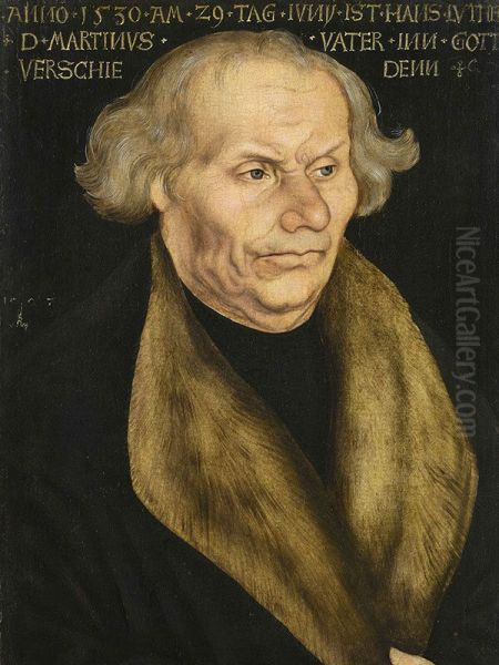 Portrait of Hans Luther, Luther's father - view 1