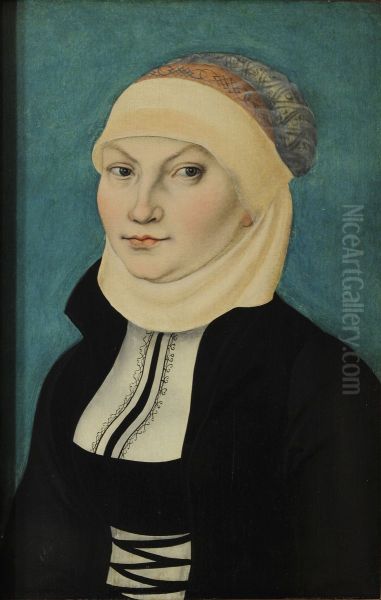 Katharina of Bora, bust-length, facing left - view 1