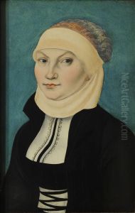 Katharina of Bora, bust-length, facing left