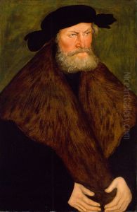 Portrait of Duke Heinrich the Pious of Saxony by Lucas Cranach the Elder