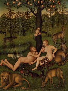 Das Paradies by Lucas Cranach the Elder