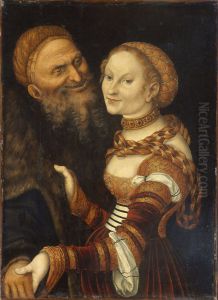 An Ill-matched Pair by Lucas Cranach the Elder