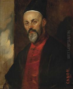Portrait Of A Turk by Hans (Johann von Strasiripka) Canon