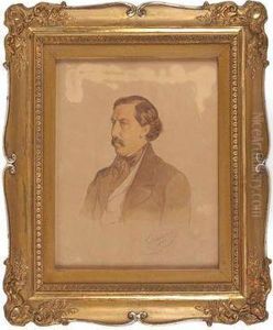Portrait Eines Herrn by Hans (Johann von Strasiripka) Canon