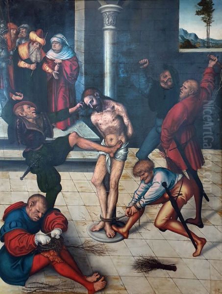The Scourging of Christ - view 1