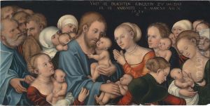 Suffer the Little Children to Come unto Me (Christ blessing the Children) by Lucas Cranach the Elder