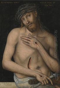 Christ as Man of Sorrows by Lucas The Younger Cranach