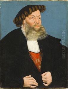 Portrait of Jobst von Hayn by Lucas The Younger Cranach