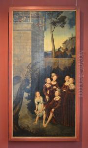 David and Bathseba (Elector Joachim II's exemplum panels)