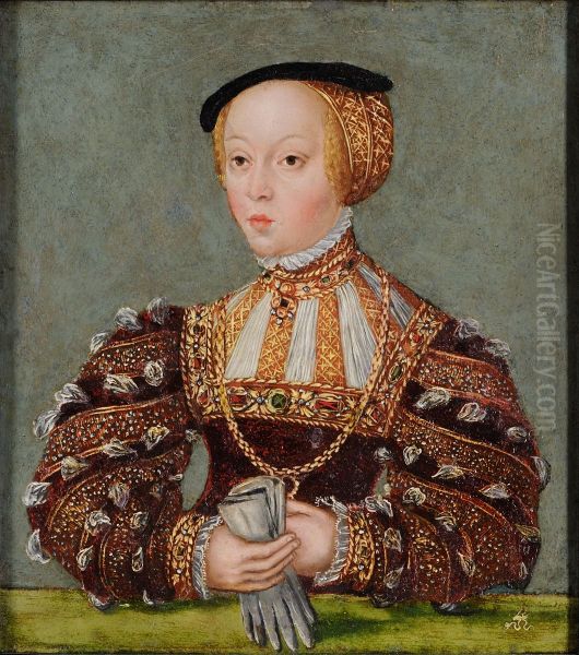 Portret Elzbiety Austriackiej Habsburg (1526-1545), I-szej zony Zygmunta Augusta - view 1