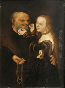 Ungleiches Paar by Lucas Cranach the Elder