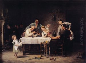 Paivallisen jalkeen by Adolf von Becker