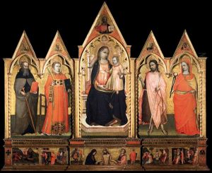 Virgin Enthroned with Saints by Lorenzo Di Niccolo Di Martino