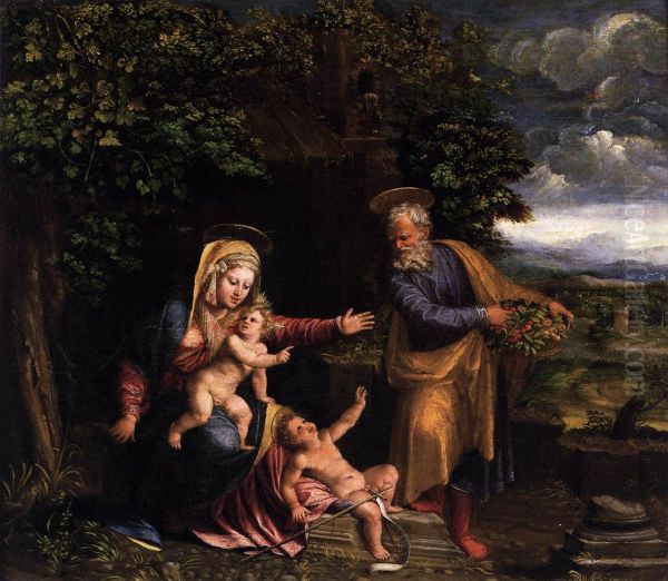 Holy Family with the Young St John the Baptist - view 1
