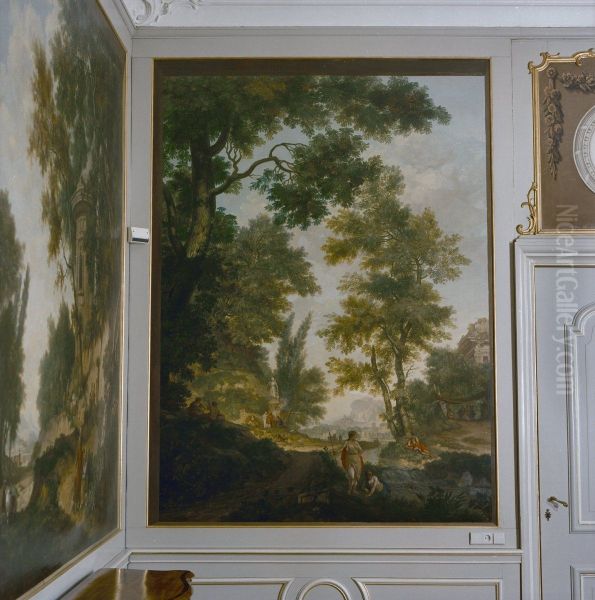Classical landscape with sacrificial scene, 1770 - view 1