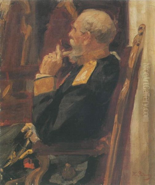 Portrait of professor emeritus of the Imperial Military Academy, infantry general and member of State Council Nikolai Nikolayevich Obruchev. - view 1