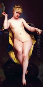 La Pose by Luis Ricardo Falero