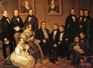 Familie des Sensengewerken Gottlieb Weinmeister in Spital am Pyhrn