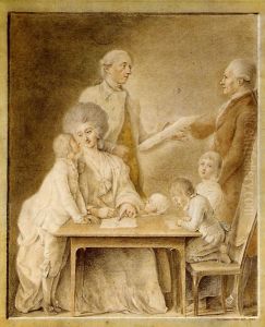 Die Familie Johann Valentin Meyer und der Kunstler Chodowiecki by Daniel Nikolaus Chodowiecki