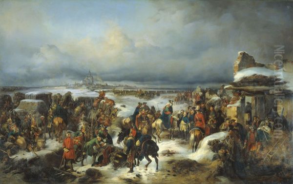 The capture of the Prussian fortress of Kolberg on 16 December 1761 - view 1