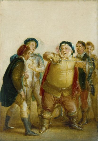 Falstaff Describing the Fight at Gadshill - view 1