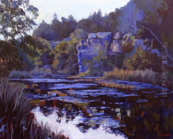 Fall Creek Evening - view 1