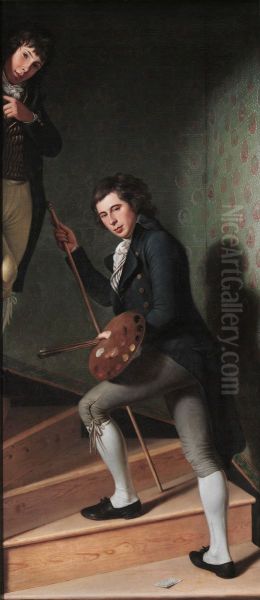 Staircase Group (Portrait of Raphaelle Peale and Titian Ramsay Peale I) - view 1