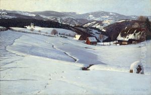 Winter Morning in the Black Forest by Hermann Dischler