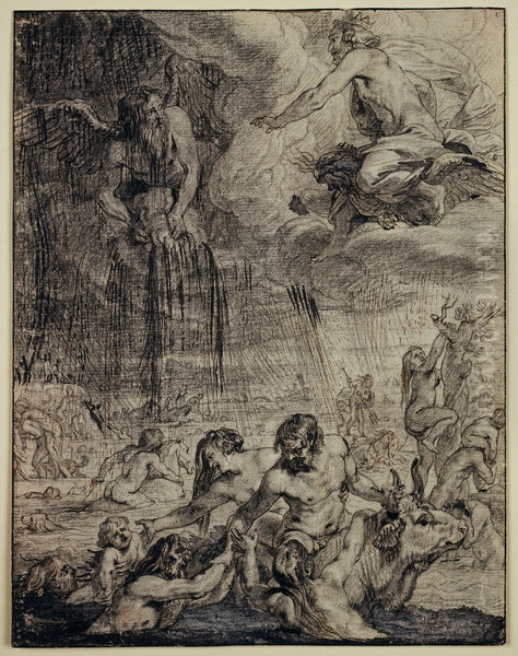 The Deluge according to Ovid - view 1
