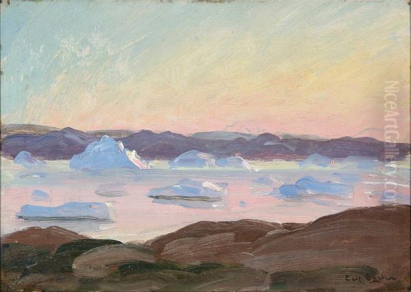 A fiord in Greenland. - view 1