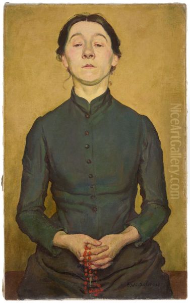 Praying woman - view 1