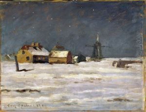 Winterlandscape Skagen by Carl Locher