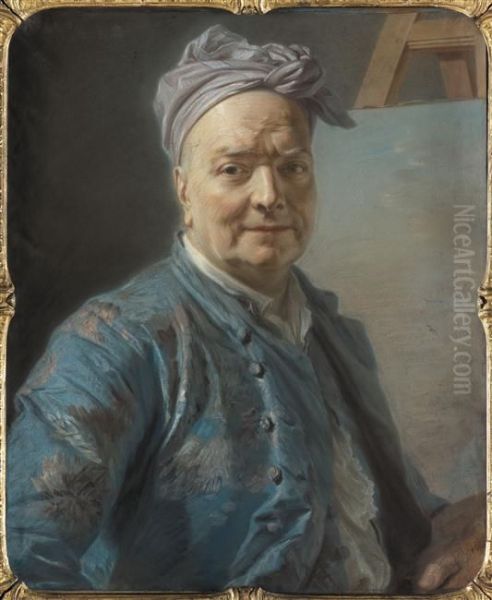 Portrait ofLouis de Silvestre(1675-1760), French painter - view 1