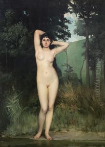 Nude by a River