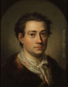 Portraet af Johan Edvard Mandelberg. Portraet af Johan Edvard Mandelberg.