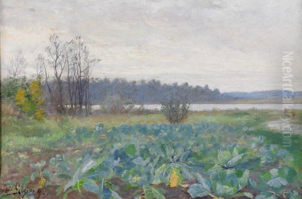 Coastal Landscape with Cabbage Field - view 1