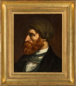 Portrait de Bruyas de profil, 1854 by Gustave Courbet