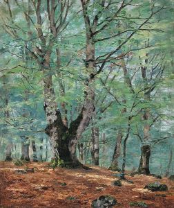 Forestscape from Bretagne by Ida Gisiko-Sparck