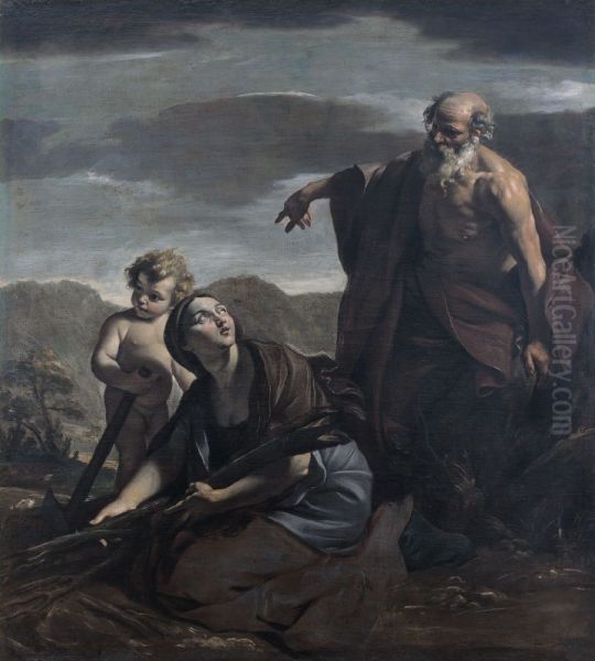 Elija and the widow of Sarepta - view 1