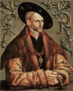 Portrait of Edzard I, Count of Oost-Friesland by Jacob Cornelisz Van Oostsanen