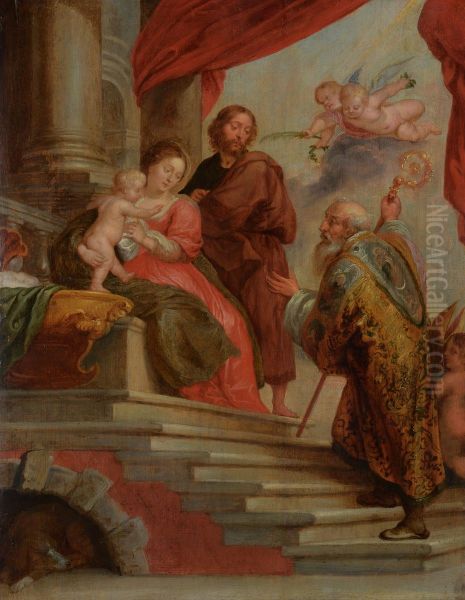 Holy family and Saint Willibrord - view 1
